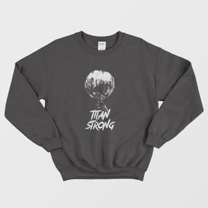 Titan Strong Attack On Titan Anime Fan Art Graphic Japanese Style Sweatshirt